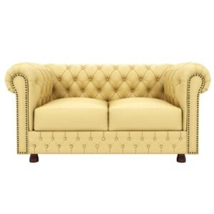 Indian Buttoned 2-Seater Sofa