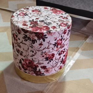 Indian velvet Fabric pouffe