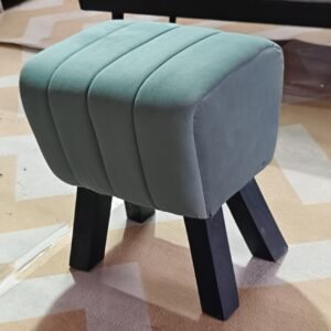 Indian Velvet Stool/Ottoman