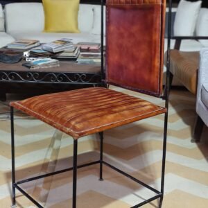 Indian Leather Royal Chair