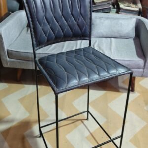 Indian Leather Grey Chair