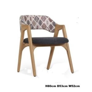 Classic Fabric Wooden Dinning Chair