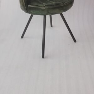 Indian Leather Iron Dinning Chair
