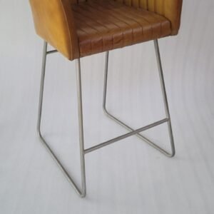 Indian Leather Bar chair